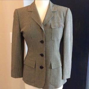 Vintage Ralph Lauren Houndstooth Check Blazer 8